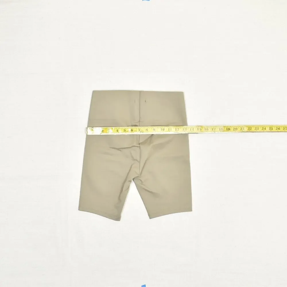 NEW Loft Women's Biker Shorts Pull On Solid Polyester Brown Size XSP